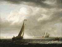 A Squally Day in a Dutch Estuary