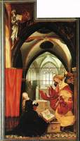 Isenheimer Altarpiece ~ The Annunciation