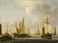 Fishing Boats in a Calm