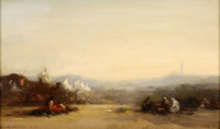 Oriental Market Scene