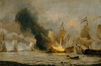 The Burning of the 'Royal James'
