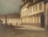 A Beauvais Square by Moonlight