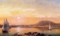 Camden Mountains and Harbor from the North Point of Negro Island