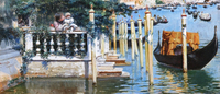 Angling by the Molo, Venice