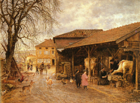 Shoeing the Oxen