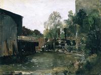 Mill Weir in Plankenberg