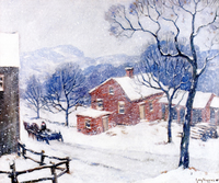 A New England Farm in Winter