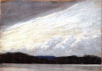 Lake, Shore, and Sky