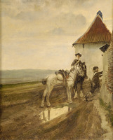 Before the gate