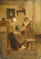 Interior with Two Women