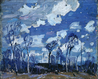 Nocturne: The Birches