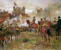 Oliver Cromwell at the storming of Basing House