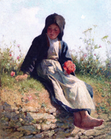 A Breton Girl