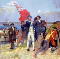 Landing of Captain Cook at Botany Bay, 1770 (Detail)