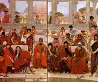 An Audience in Athens During Agamemnon by Aeschylus (Detail)