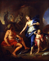 Venus Commanding Vulcan to Make Arms for Aenas