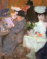 In a Café