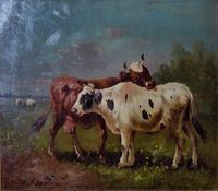 Cows in a Summer Landscape