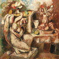 Carytide with Still Life