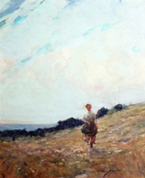 Girl in Landscape