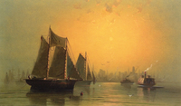 Morning in New York Harbor
