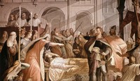 Kriemhild Recognizes Hagen as a Murderer
