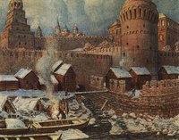 The Mouth of the Neglinnaya River in Old Moscow