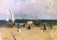 At the Beach, Valencia
