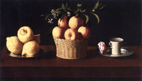 Still Life with Lemons, Oranges and a Rose