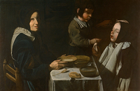 A Frugal Meal with Two Children