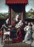 Virgin and Child with Angels