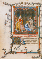 Miniature from Hours of Jeanne de Navarre