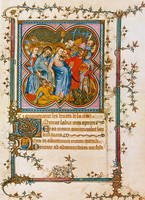 Miniature from Hours of Jeanne de Navarre