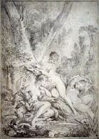 Diana, Cupid and Two Nymphs