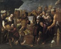 Moses Turns Stone into Water