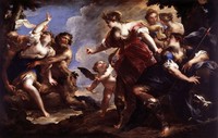 Diana and Actaeon with Pan and Sphinx