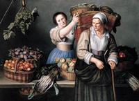 At the Market Stall,