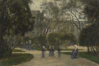 Nuns and Schoolgirls in the Tuileries Gardens, Paris