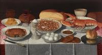 Still life with Shellfish and Eggs