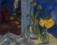 Still Life in Blue Room