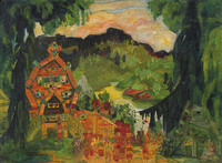 Set Design for N. Rimsky-Korsakov's Opera " Snegurochka"