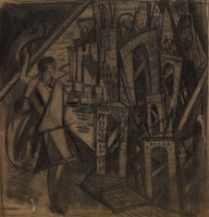 Urban Landscape with a Figure