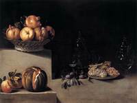 Still Life with Fruit and Glassware