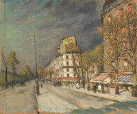 Paris Town Scene
