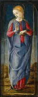 The Annunciation with Saint Francis and Saint Louis of Toulouse (middle right panel)