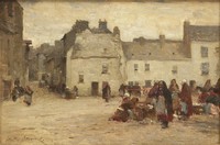 Galway Market Scene