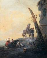 Figures Outside an Inn
