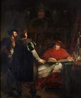 Cardinal Wolsey Refusing to Deliver up the Seals of His Office