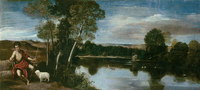 Landscape with Saint John the Baptist