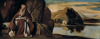 Saint Anthony Abad in a Landscape